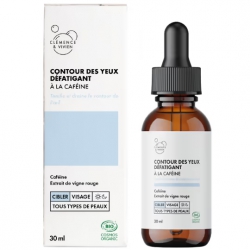 Contour des yeux défatigant 30 ml Clémence et Vivien acide hyalurionique bleut caféine Bio santé sénior