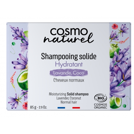 Shampooing solide Cheveux Normaux 85 gr Cosmo Naturel shampoing solide bio santé sénior