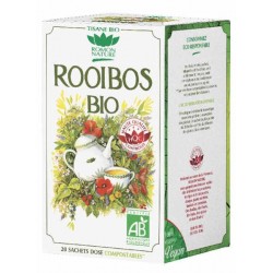 Tisane Rooibos bio 20 sachets Romon Nature Afrique du Sud boisson traditionnelle Bio santé sénior