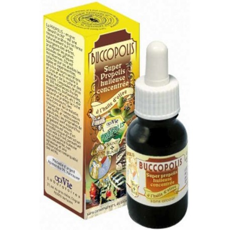 Buccopolis extrait de propolis sans alcool 30ml Abbaye de Sept Fons hygiène bucco dentaire immunité Bio santé sénior