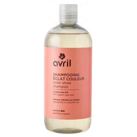 Shampooing Éclat Couleur certifié bio 500 ml Avril Shampoing Eclat Couleur brillance Bio santé sénior