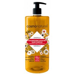 Shampooing douche sans parfum à l'extrait de Camomille 1L Cosmo Naturel