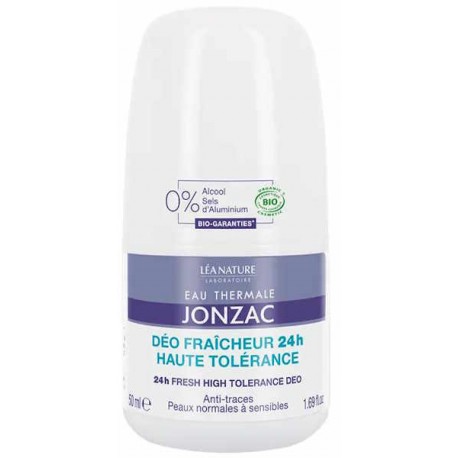 Déo fraicheur 24H Haute Tolérance 50ml Eau thermale de Jonzac Déodorant Hypoallergénique Bio santé sénior