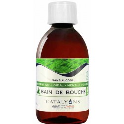 Bain de bouche bio à l'Argent colloïdal 250 ml Catalyons