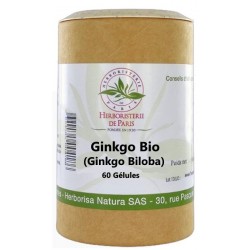 Ginkgo Biloba Feuilles Bio 60 gélules Herboristerie de Paris
