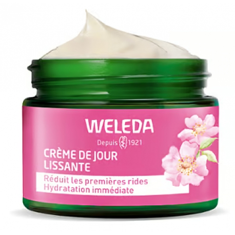 Crème de Jour lissante à la Rose Musquée et thé blanc 40ml Weleda Weleda rose musquée anti age Bio santé sénior
