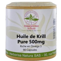 Huile de Krill 500mg 90 capsules Herboristerie de Paris