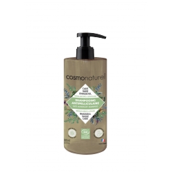 Shampooing antipelliculaire Cade Sauge Rhassoul 500ml Cosmo Naturel Shampoing anti pelliculaire Bio santé sénior