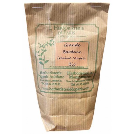 Tisane Grande Bardane Racine Bio 100gr Herboristerie de Paris infusion de racine de bardane bio Bio santé sénior