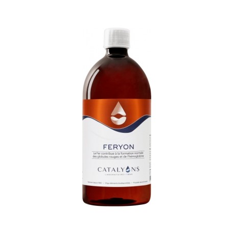 feryon, oligo éléments, catalyons, 1000 ml, fer cuivre molybdène biosantesenior.fr