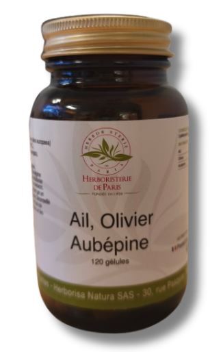 Gélules Ail-Olivier-Aubépine Bio Jolivia - 180 Gélules Végétales De 250 Mg - Neuf