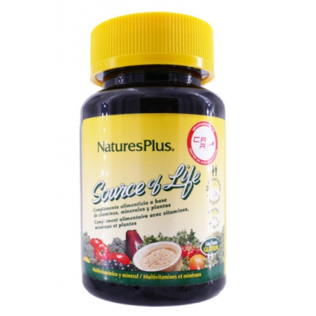 Source de Vie Adulte 60 comprimes Nature's Plus 40 actifs contre la fatigue Bio santé sénior