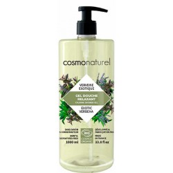 Gel douche Relaxant Verveine exotique 1L Cosmo Naturel
