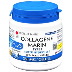 Collagène Marin de type 1 - 90 gélules Vecteur Santé