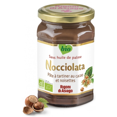 Nocciolata Pâte à tartiner Bio 650gr Rigoni di Asiago pâte à tartiner choco noisette bio santé sénior