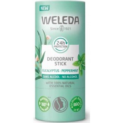 Déodorant solide 24H Eucalyptus Menthe poivrée 50 gr Weleda