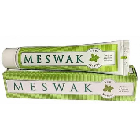 Dentifrice Meswak Menthe 100gr Kerala Nature dentifrice ayurvédique au miswak Bio santé sénior bucco dentaire