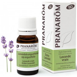 Lavande vraie Bio Flacon compte gouttes 10ml Pranarom