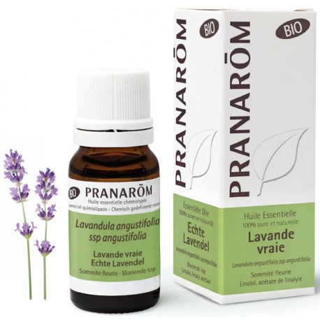 Lavande vraie Bio Flacon compte gouttes 10ml Pranarom lavande officinale bio Bio santé sénior
