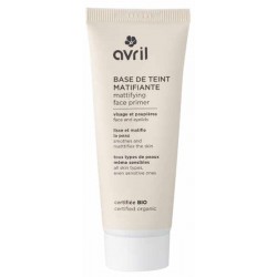 Base de teint matifiante 30ml Avril Cosmétique Base de teint Primer pour tous les types de peau Bio santé sénior