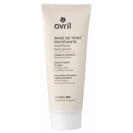 Base de teint matifiante 30ml Avril Cosmétique Base de teint Primer pour tous les types de peau Bio santé sénior