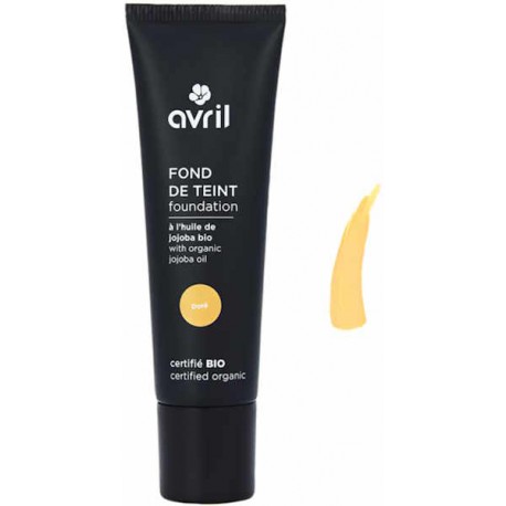 Fond de teint Doré Certifié Bio 30ml Avril Cosmétique joli hâle doré Bio santé sénior