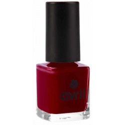 Vernis à Ongles Bordeaux No 671 7ml Avril Cosmétique teinte rouge virant sur le noir mystérieux Bio santé sénior