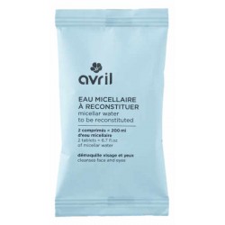Eau micellaire à reconstituer - Recharge Avril Cosmétique pour reconstuter 200ml eau micellaire Avril Bio santé sénior