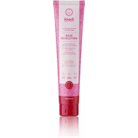 Après Shampooing Réparateur Rose Révolution 200ml Khadi soin capillaire régénérant Bio santé sénior