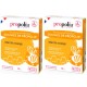 Gommes de Propolis Miel et Orange lot de 2 boites de 45g Propolia propolis purifiée Bio santé sénior