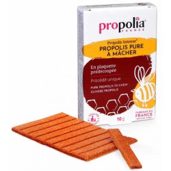 Propolis pure à mâcher Plaquette predecoupee 10g Propolia