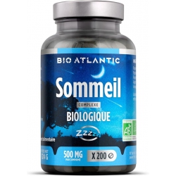 Sommeil bio 200 comprimés GPH Diffusion trio aubépine passiflore escholtzia Bio santé sénior