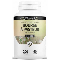 Bourse à pasteur 210mg 200 gélules Orgaliane