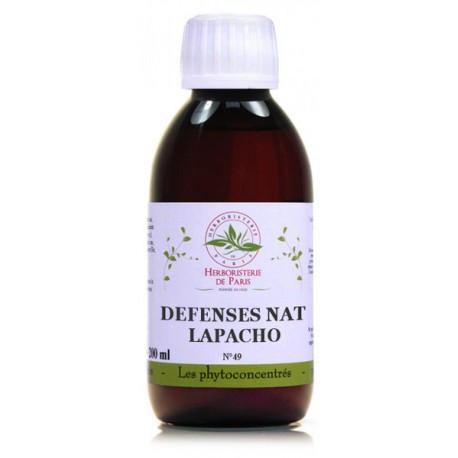 Phyto concentré Défenses Naturelles Lapacho 200 ml Herboristerie de Paris pau d'arco immunité Bio santé sénior herboristerie