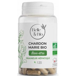 Chardon marie bio 120 gélules Belle et Bio complément alimentaire hépatique bio santé senior