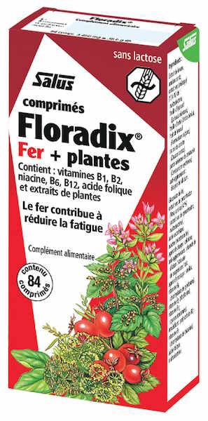 Floradix Fer et Plantes 84 Comprims Salus fer acide folique vitamine b12  Bio sant snior