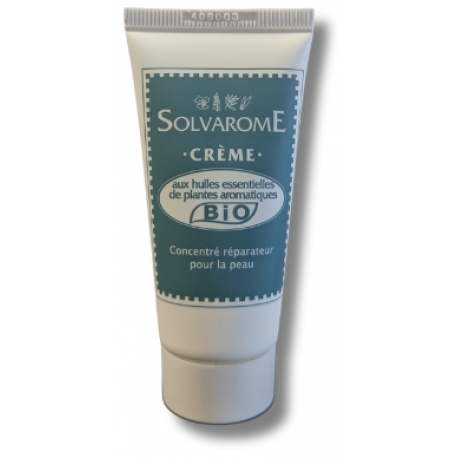 Crème bio Tube 30ml Solvarome concentré réparateur pour la peau aux huiles essentielles bio Bio santé sénior