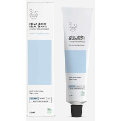Crème légère désaltérante 75ml Clémence et Vivien beurre de karité algue rouge acide hyaluronique Bio santé sénior