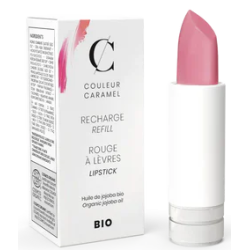 Recharge Rouge à lèvres satiné n°221 Rose moyen 3.5g Couleur Caramel