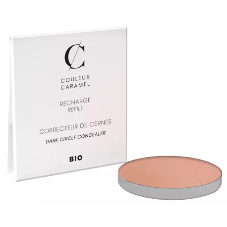 Recharge Correcteur Anti cernes 08 Beige Abricoté 4 gr Couleur Caramel estompeur de cernes trop prononcée Bio santé sénior