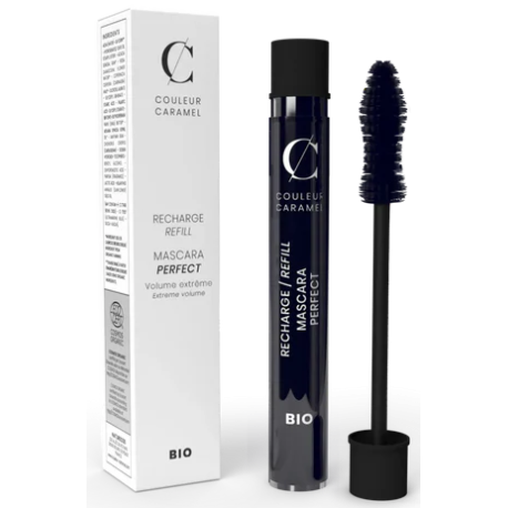 Recharge Mascara Perfect n°43 Bleu incandescent Couleur Caramel maquillage des yeux bio santé sénior