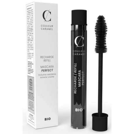 Recharge Mascara Perfect n°41 Extra noir 6ml Couleur Caramel effet volumateur et souplesse Bio santé sénior