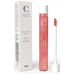 Recharge Gloss n°808 Corail nacré 6ml Couleur Caramel pep's brillance luminosité maquillage bio santé sénior
