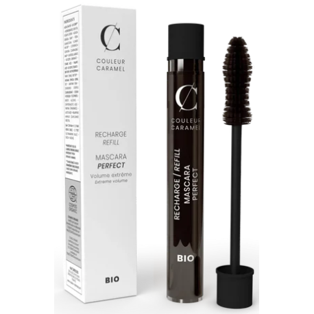 Recharge Mascara Perfect No 42 brun velours volumateur 6 ml Couleur Caramel marron velours mascara volume  Bio santé sénior