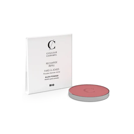 Recharge Fard à joues No 57 vieux rose 3.3 gr Couleur Caramel blush de finition unifié Bio santé sénior maquillage