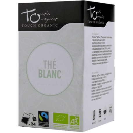 Thé blanc BIO 24 sachets 48g Touch Organic