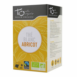 Thé blanc BIO à l'abricot 24 sachets 43g Touch Organic