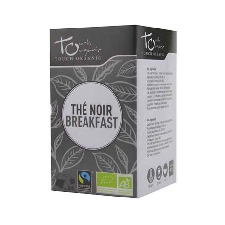 Thé noir Breakfast BIO 24 sachets 48 g Touch Organic