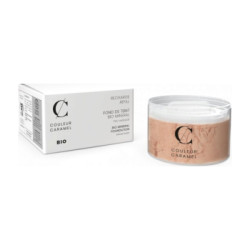 Recharge Fond de teint Bio Mineral No 23 Beige abricot 12 gr Couleur Caramel teint hâlé et poudré Bio santé sénior