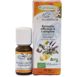 Huile essentielle de Romarin à Camphre 10ml Phytofrance bio santé sénior